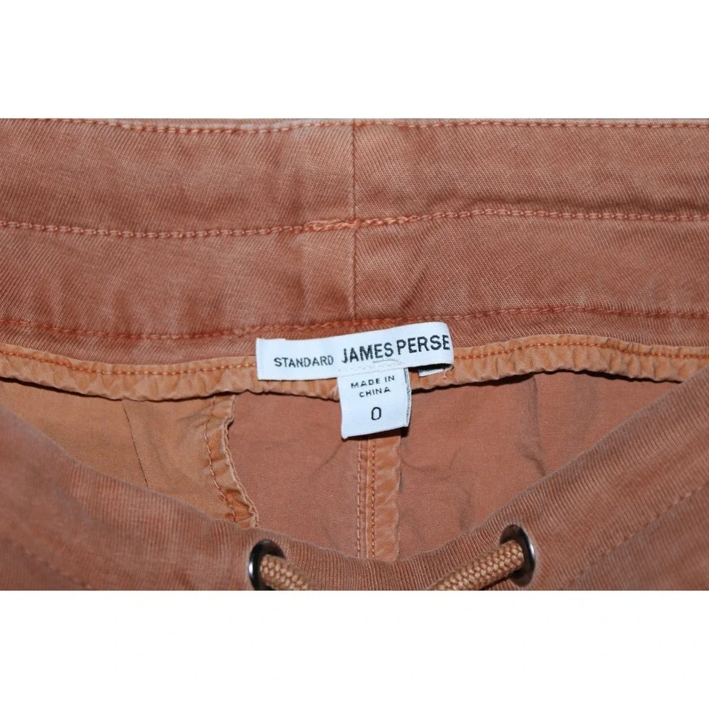 James Perse Men's Size 0/XS Orange Zipper Pocket Shorts - Picture 5 of 8